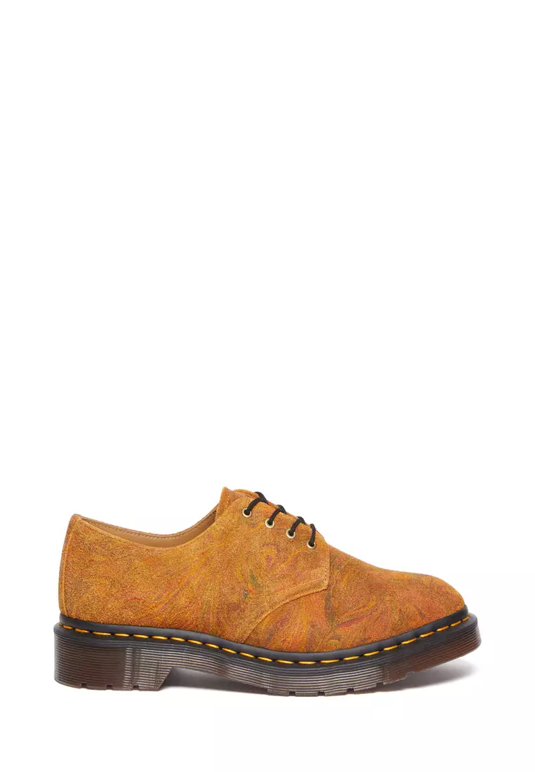 gold dr martens shoes