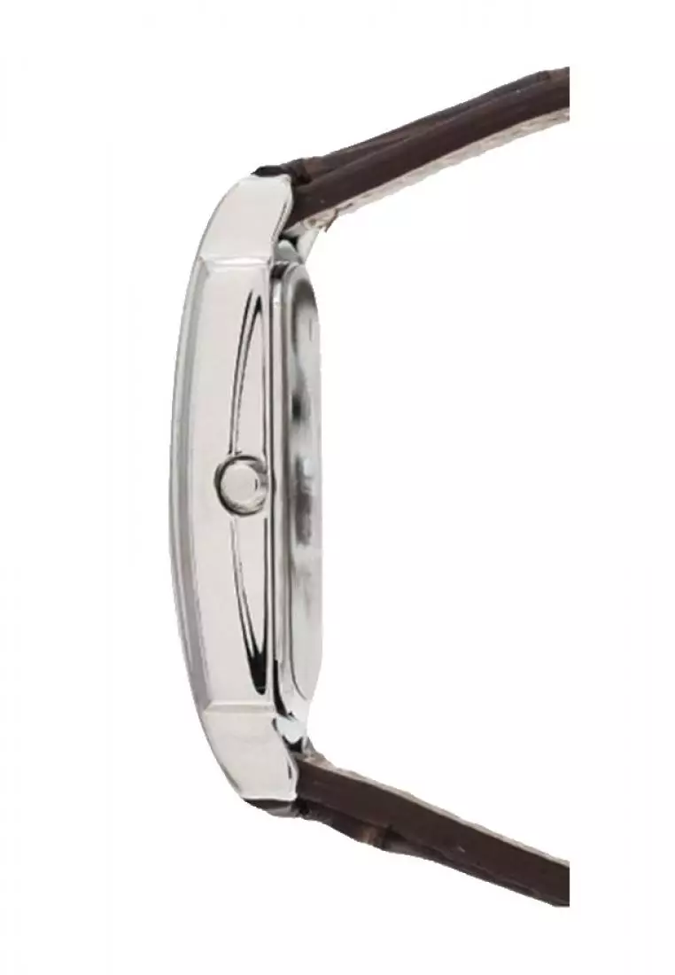 Jam Tangan Wanita Alba Original Garansi Resmi ATCP15 ATCP15X1 Strap Brown Leather