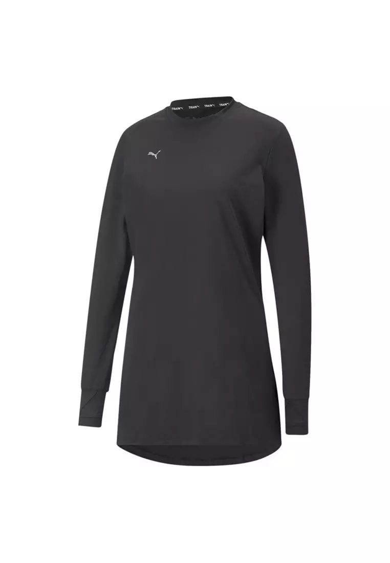 Performance Curved Hem Training Tee Women, Puma Black, PUMA Shop All Puma