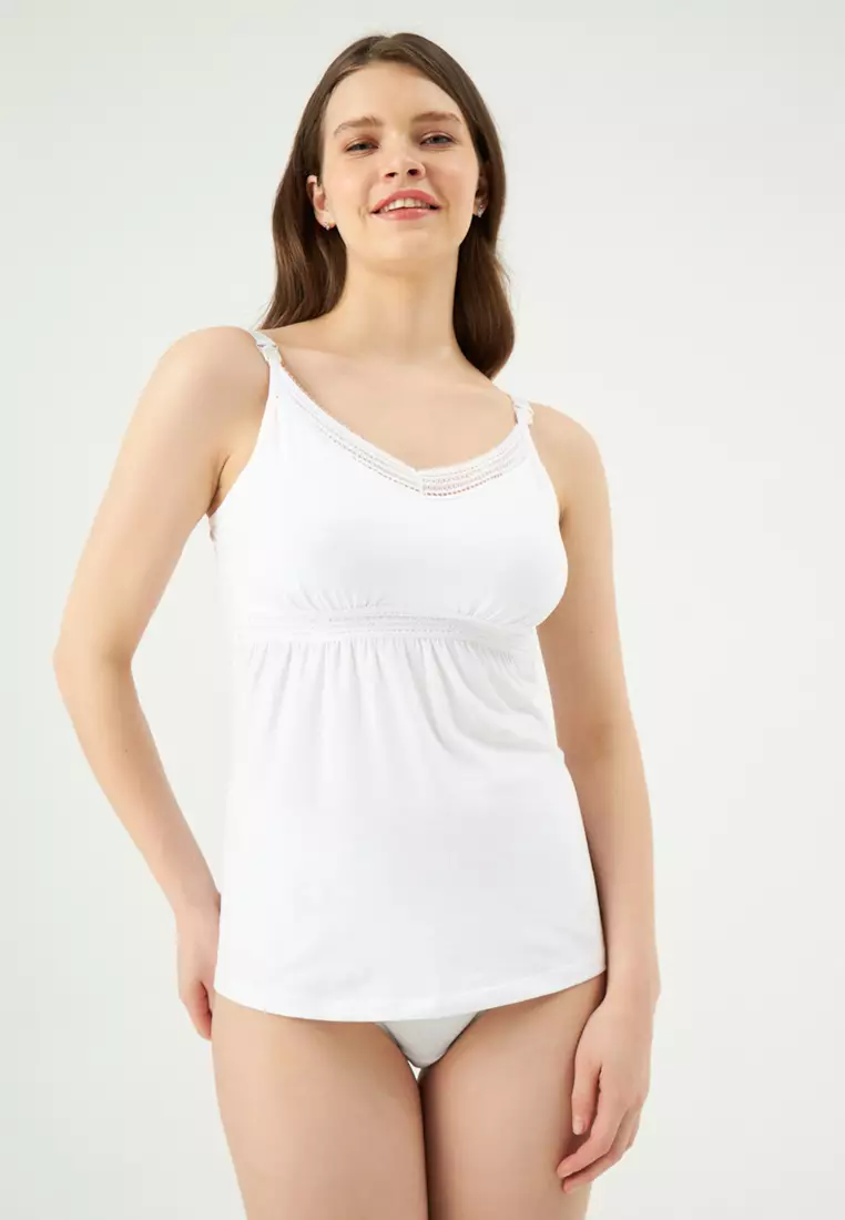 White nursing singlet deals