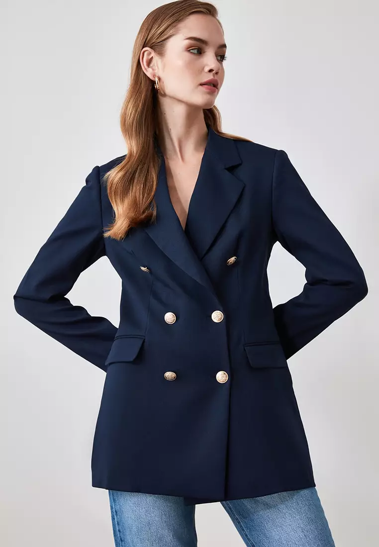 Oversized Double Breasted Blazer