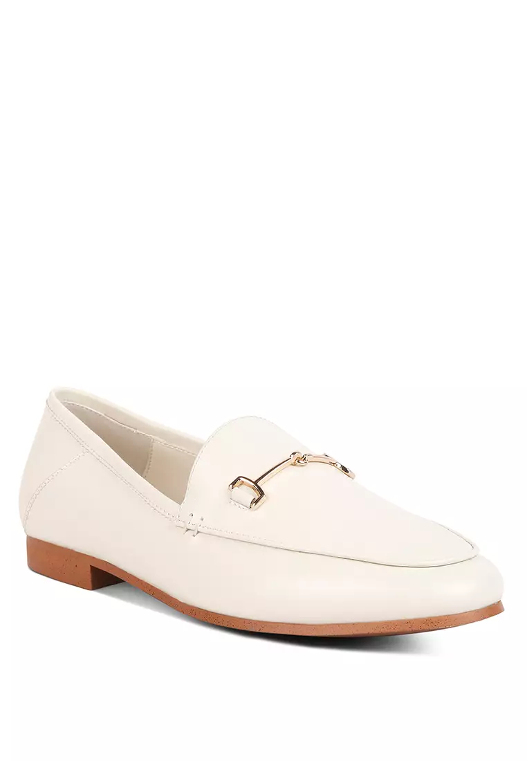 White new arrivals flat loafers