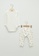 LC Waikiki white and beige Baby Snap Fastener Body Pants and Beanie B902DKA805BD26GS_2