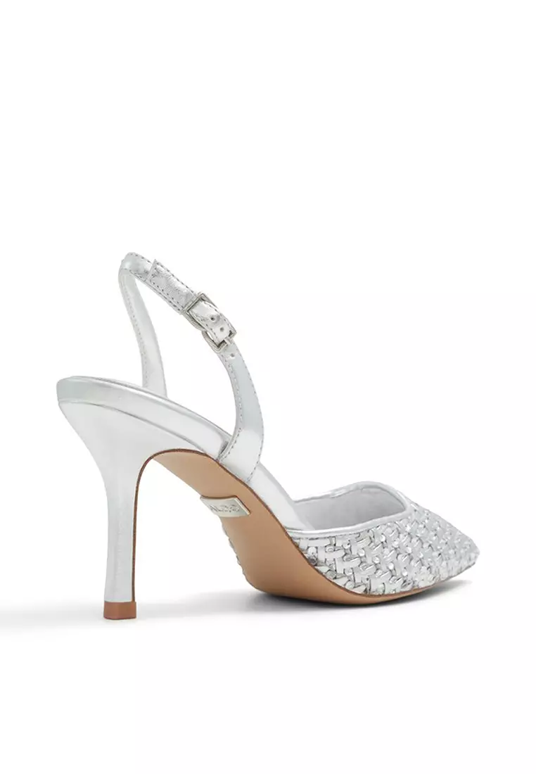 Eleonore Textured Slingback Heels