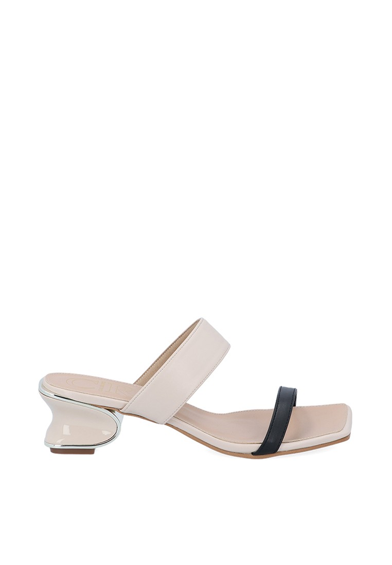 Black Mona Heel Sandals