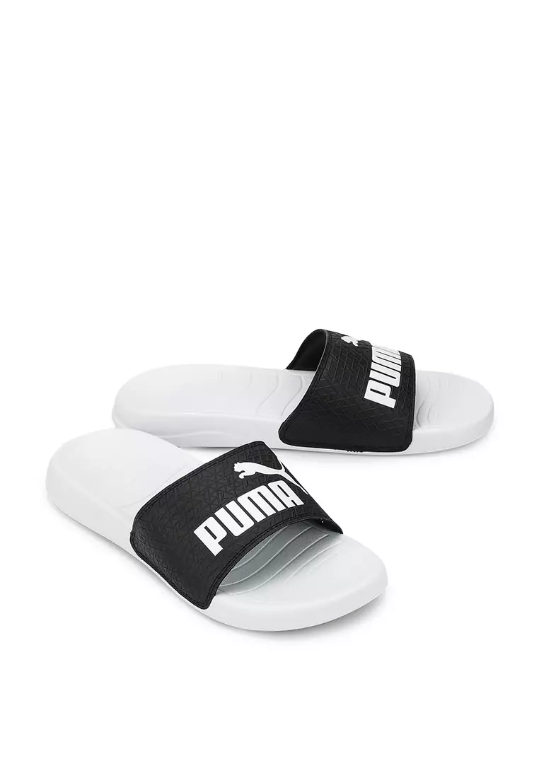 Discount on Puma  shoes - SKU: Popcat 20 Logo Power Slides