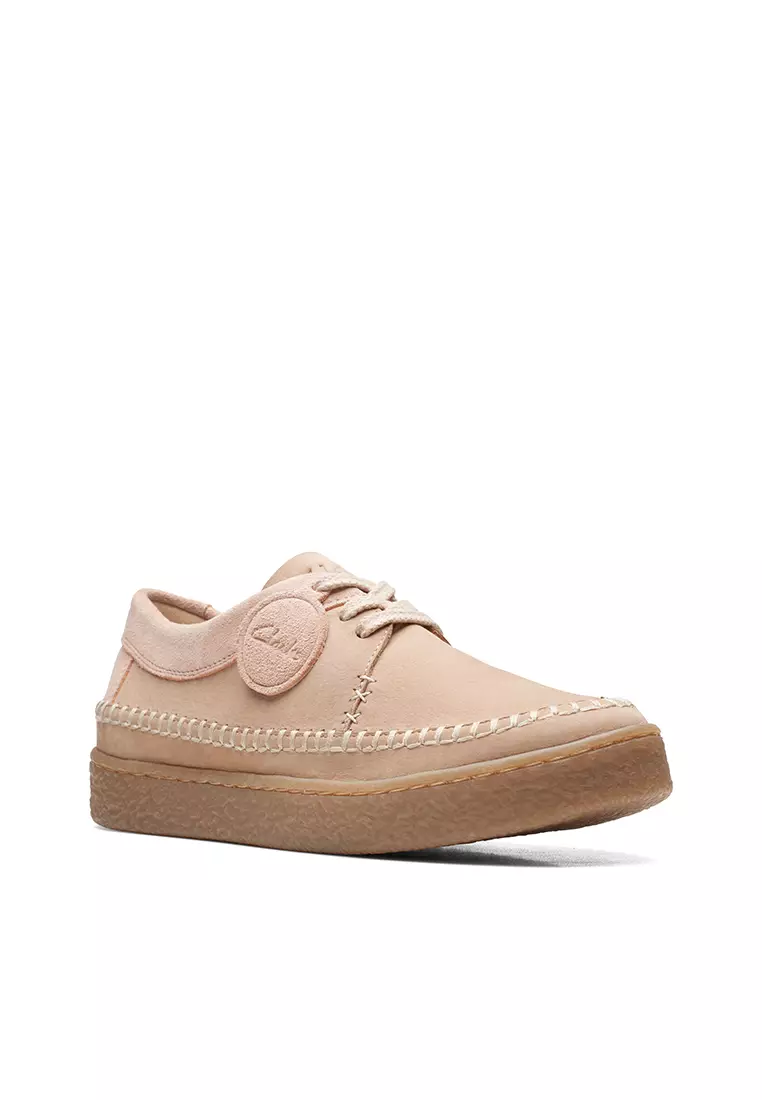 Discount on Clarks  shoes - SKU: Barleigh Weave Derby Shoe Light Sand Comb