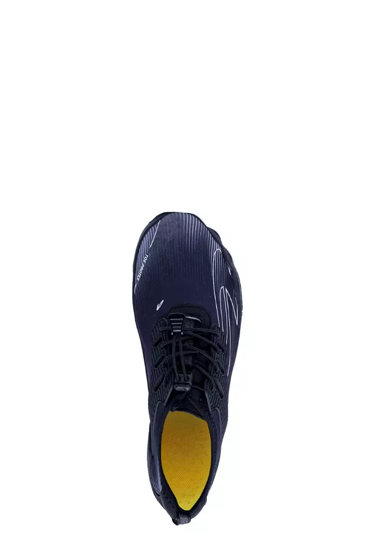910 Nineten HADASHI Sepatu Lari - HITAM/ABU ABU/PUTIH