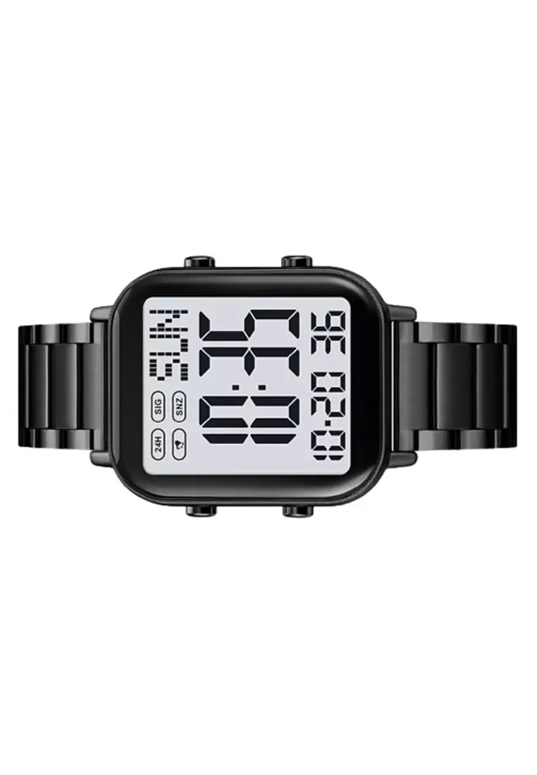 Jam Tangan Digital Pria 2259 Fashion Tahan Air ORIGINAL - Black White