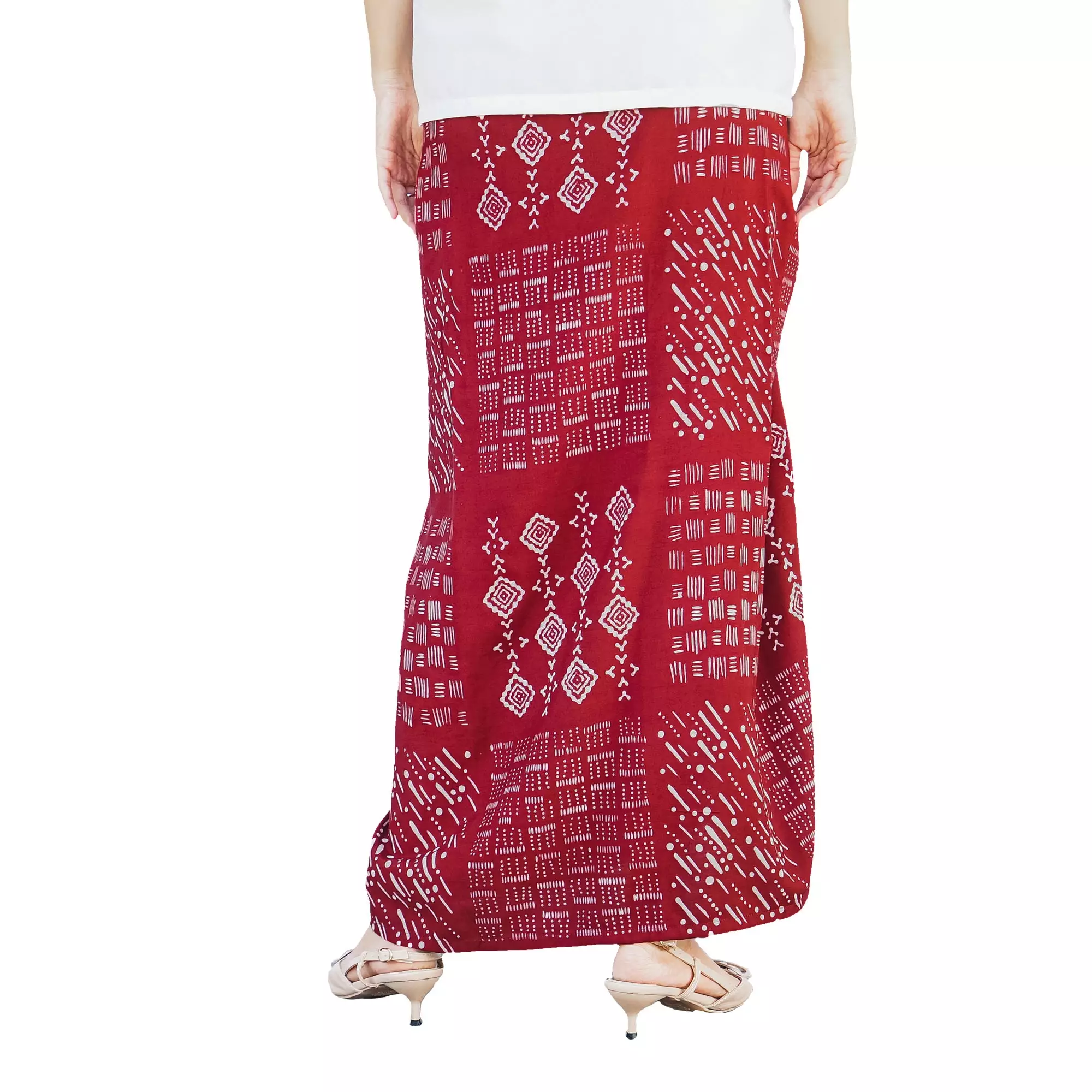 Rok Lilit Batik Wanita - Bawahan Batik - Bhatara Batik Belantara Skirt - Rok Batik Etnik Modern