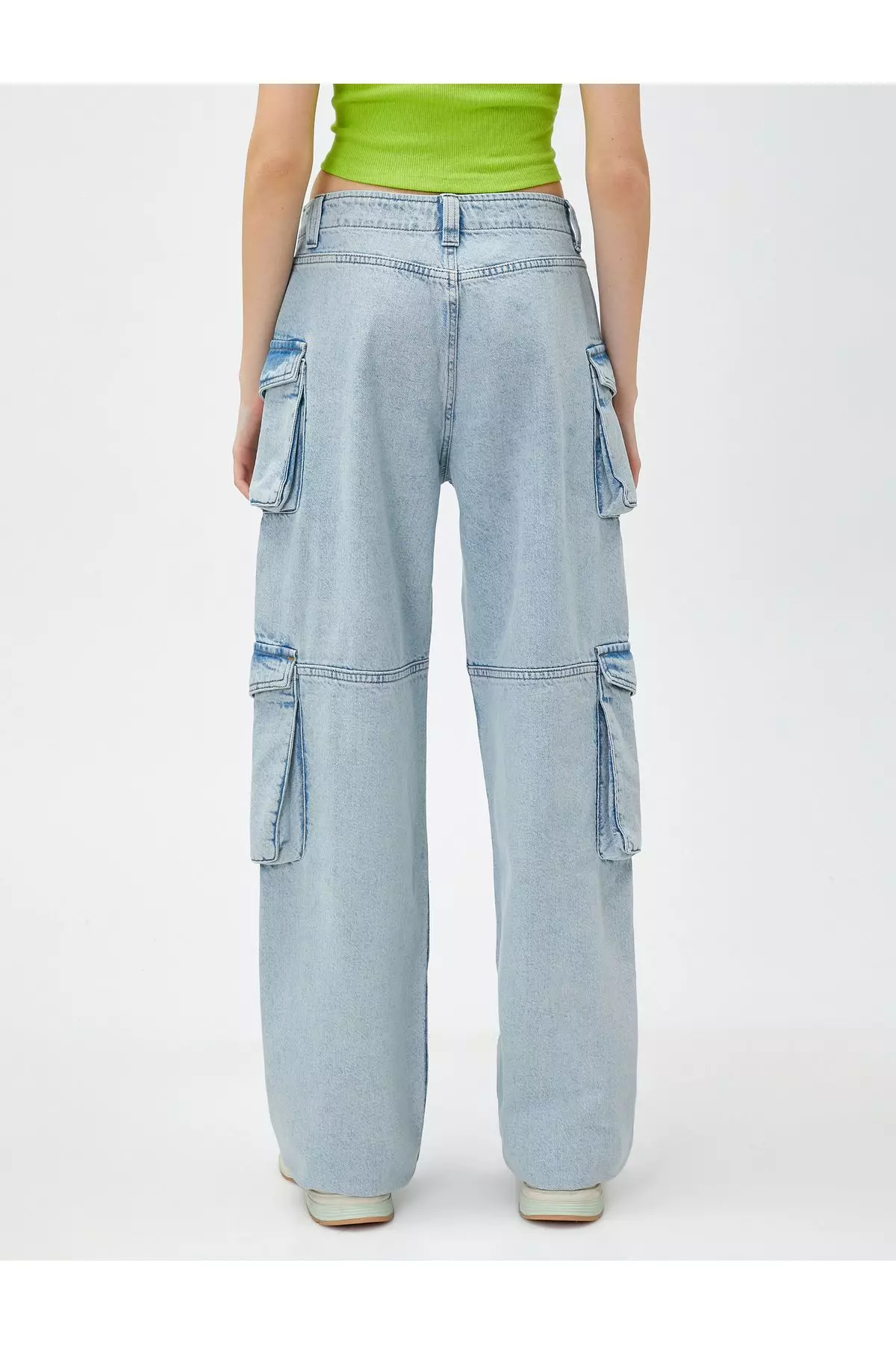 High Waist Cargo Bianca Jeans