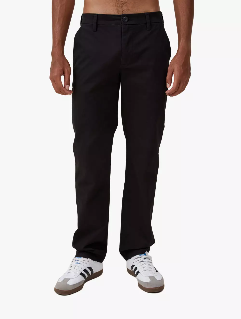 Cotton On -  Pakaian Pria  - Regular Straight Chino - Black