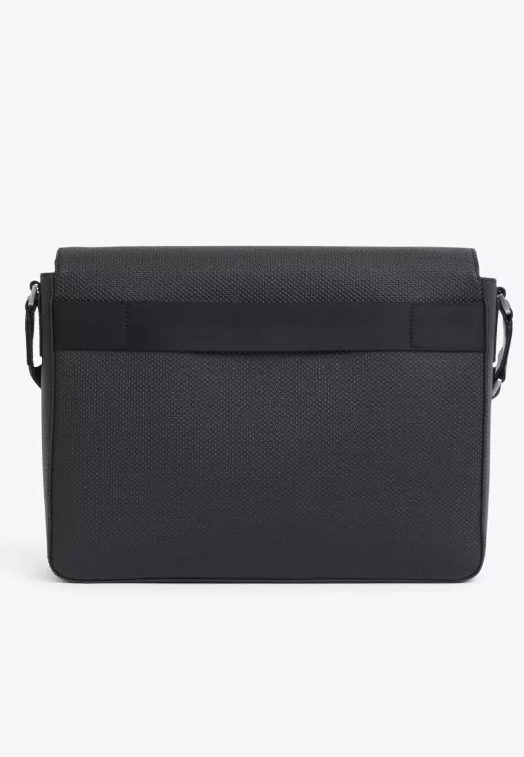 Large Chantaco Leather Messenger Bag