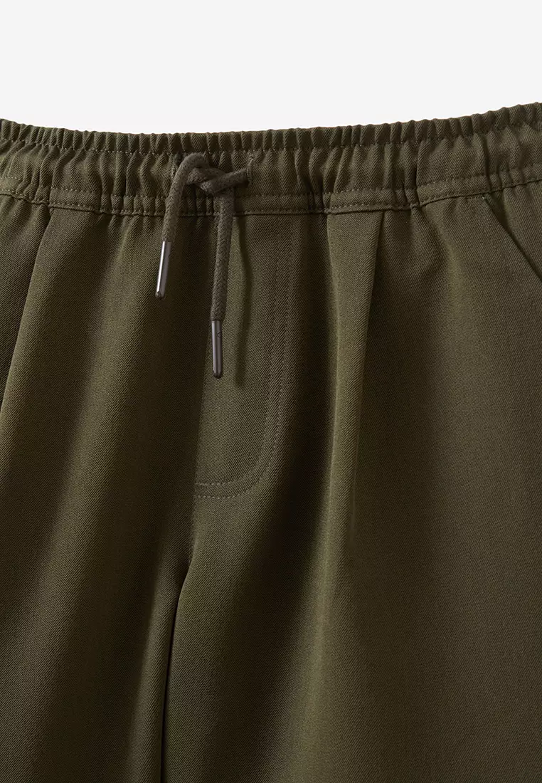 Alex Pleat Front Soft Shorts