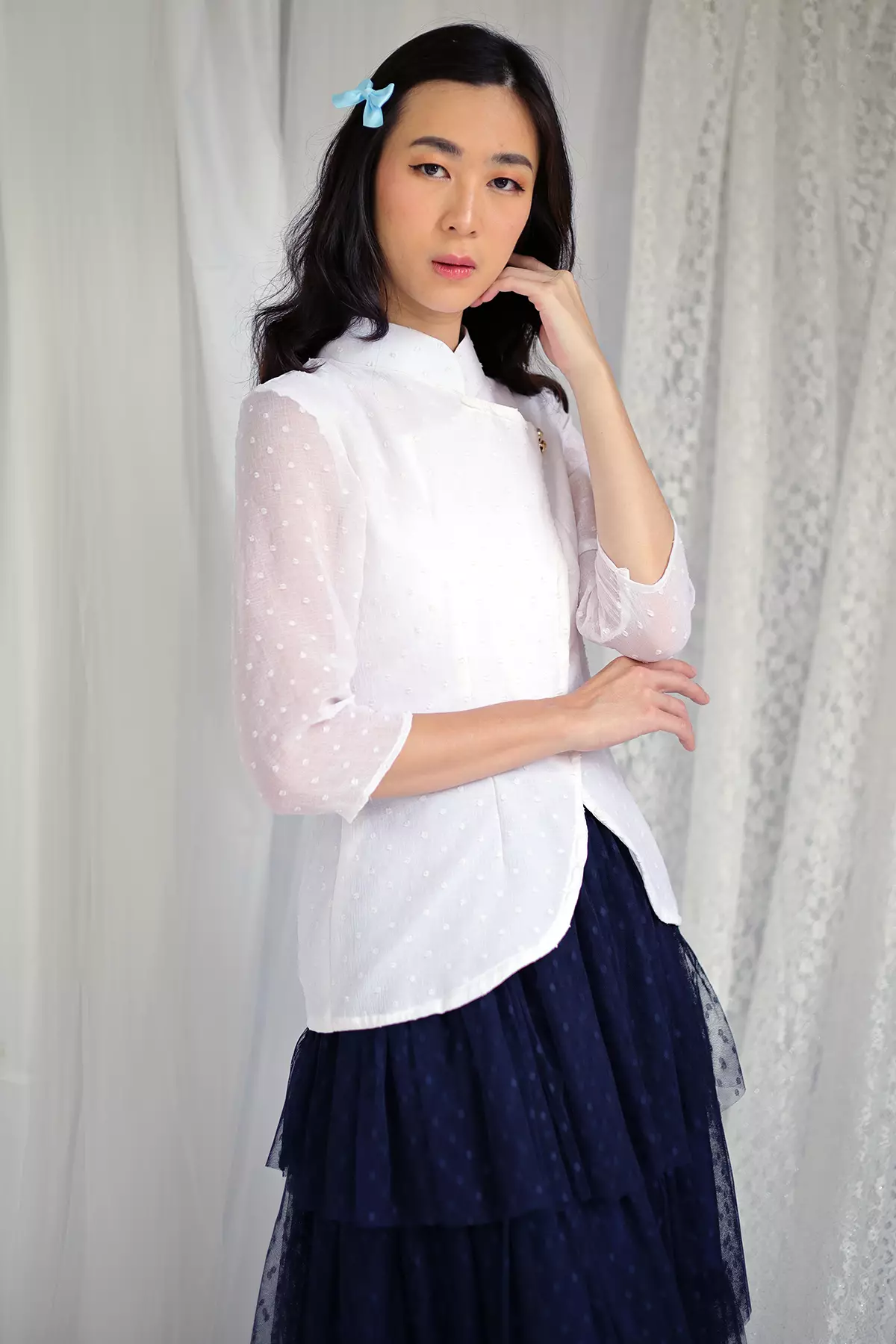 Jeng Dipha Rubiah Putih Kebaya Janggan