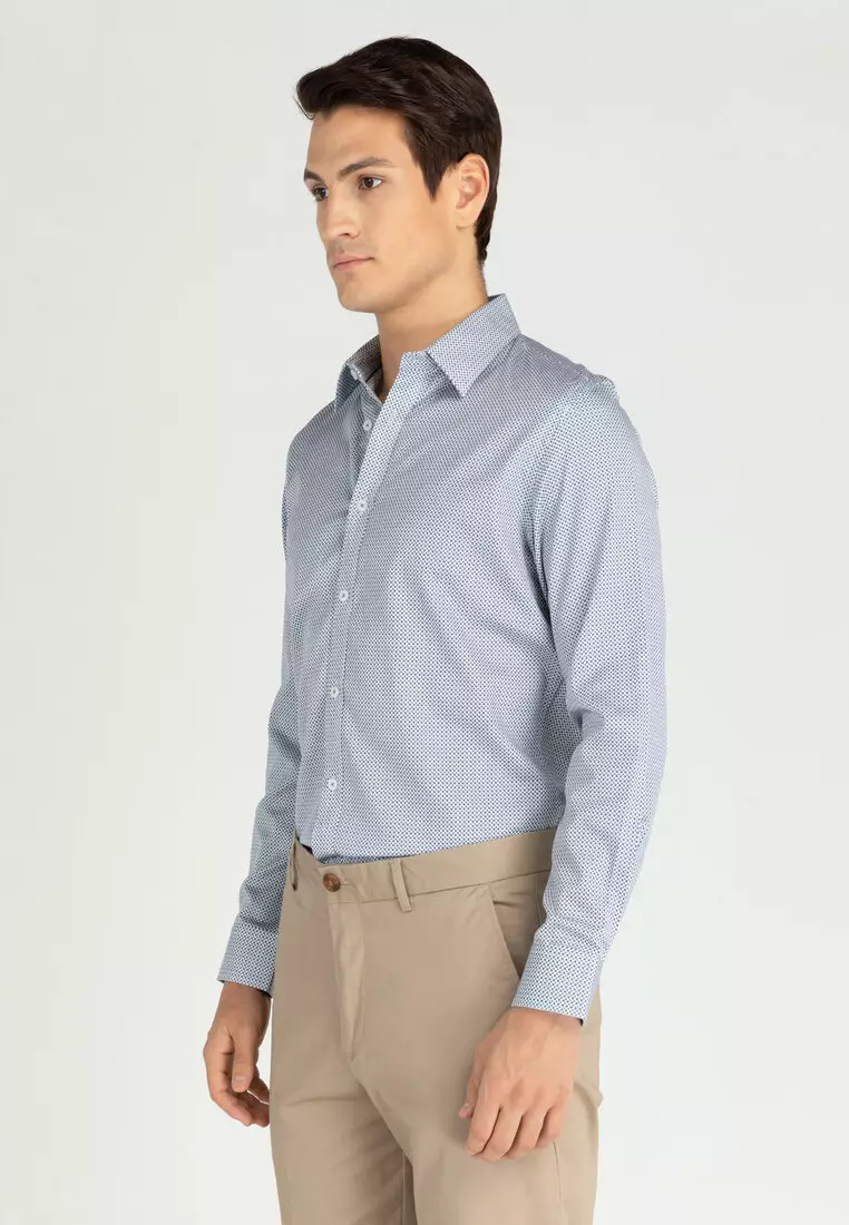 Buy Wharton Long Sleeves Printed Casual Shirt 2024 Online