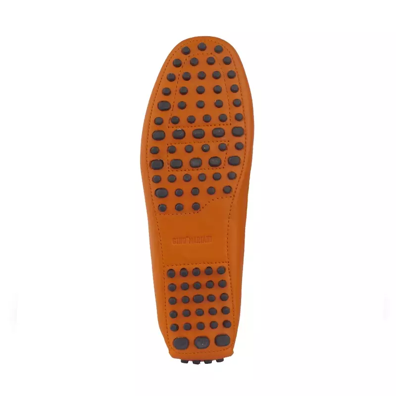 Sepatu Casual Wanita Loafer Moccasin Gino Mariani Ellen Orange
