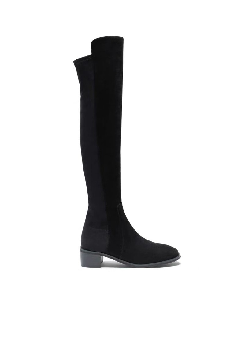 5CM Supper Skinny Elastic Suede Fabric Long Boots (new version ) OMX8X4-2-1