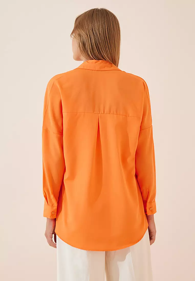 Oversize Long Basic Shirt