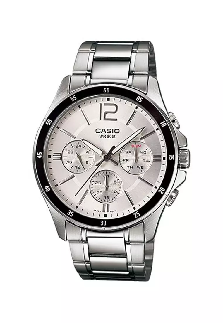 Casio Stainless Steel Classic Analog Watch MTP 1374D 7A