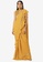 Indya yellow Mustard Ruffle Sari Skirt A2C31AA1139C89GS_1