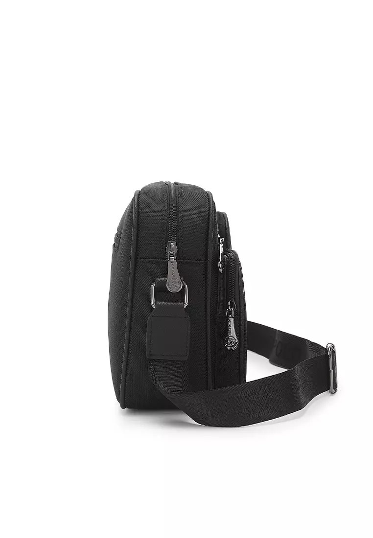 Men's Sling Bag / Crossbody Bag - Black