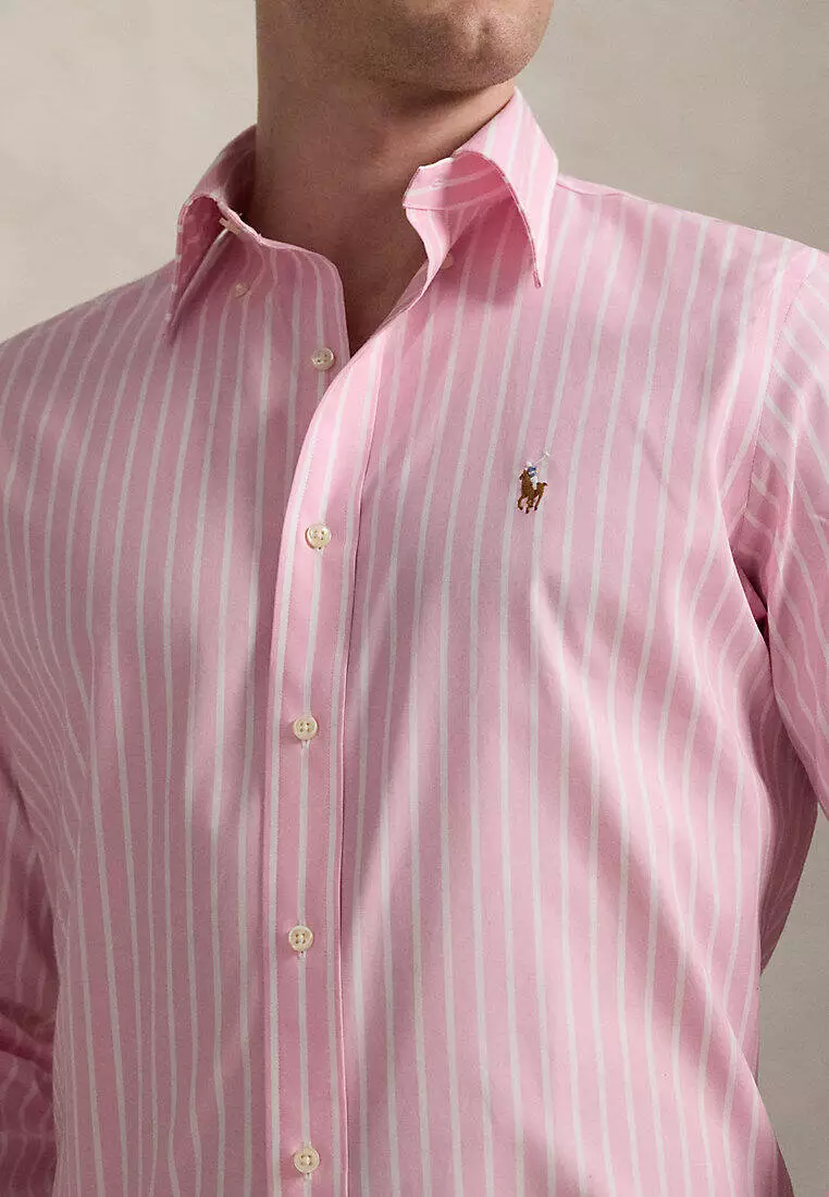 Classic Fit Striped Oxford Shirt