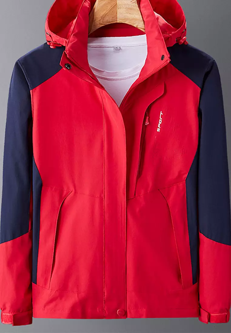 Red sales anorak women's