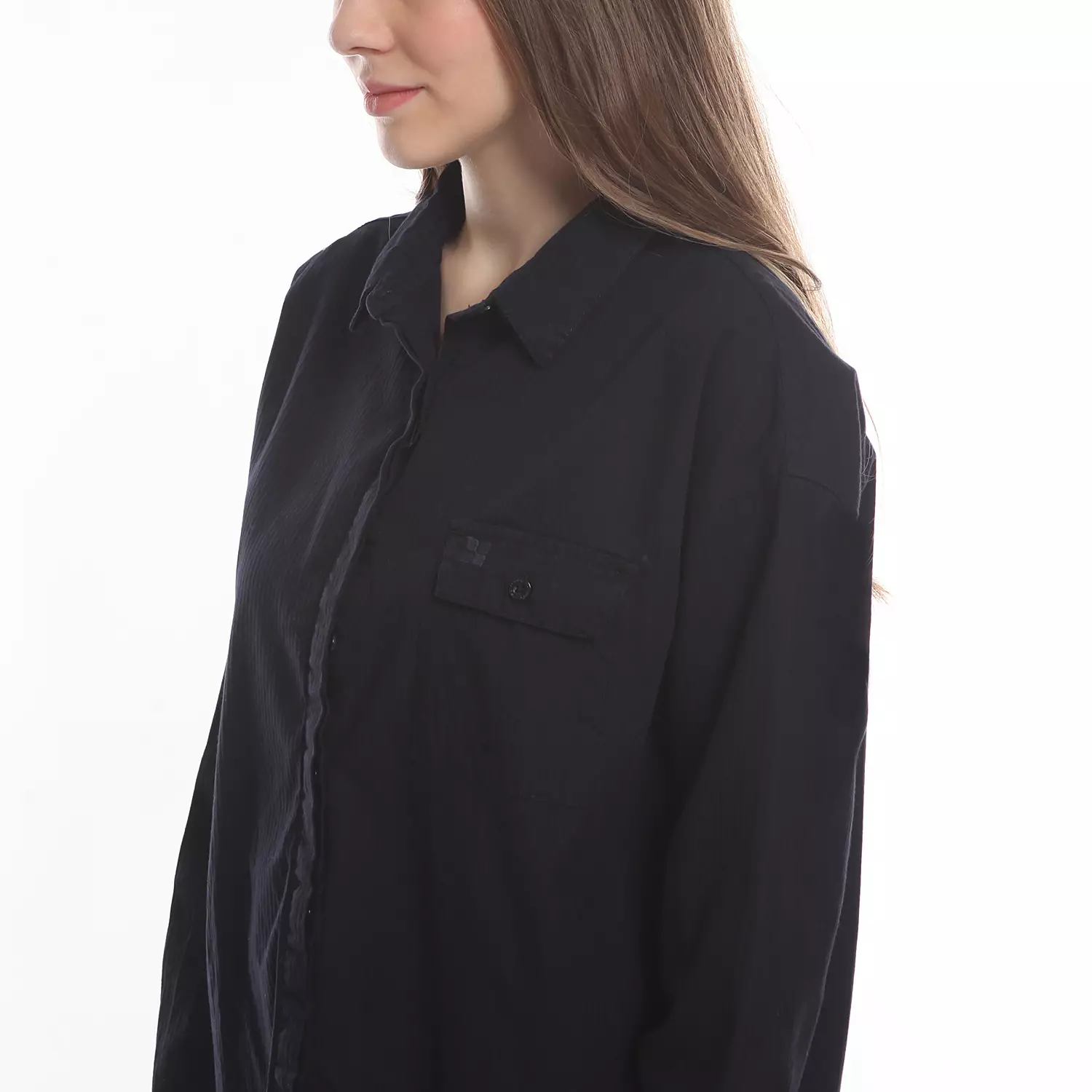 Insight Kemeja lengan panjang Wanita Navy B Into Darkness Shirt Planet Surf