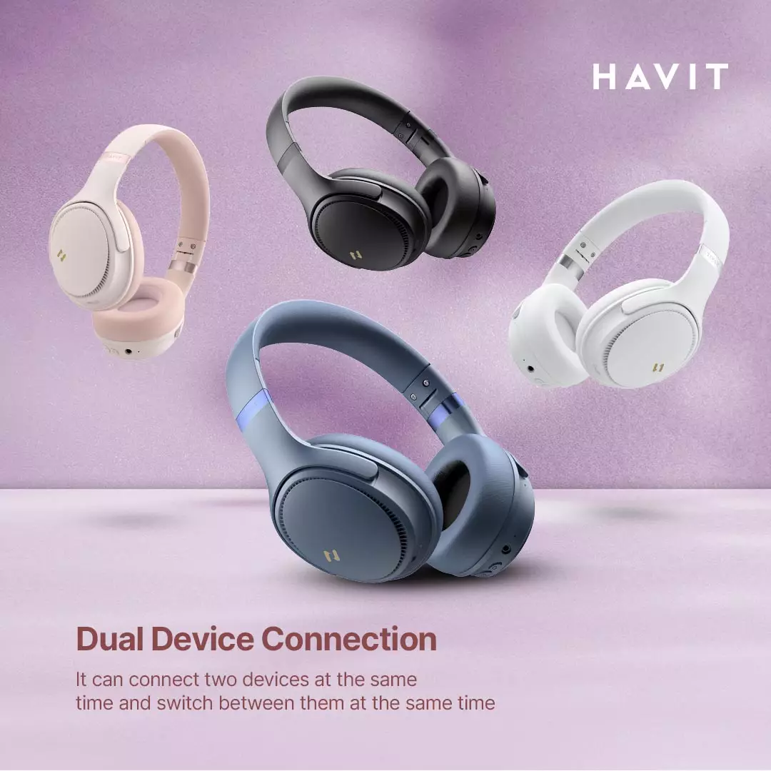 Jual Havit Havit H630BT PRO ANC Wireless Headphones Dual Device ...