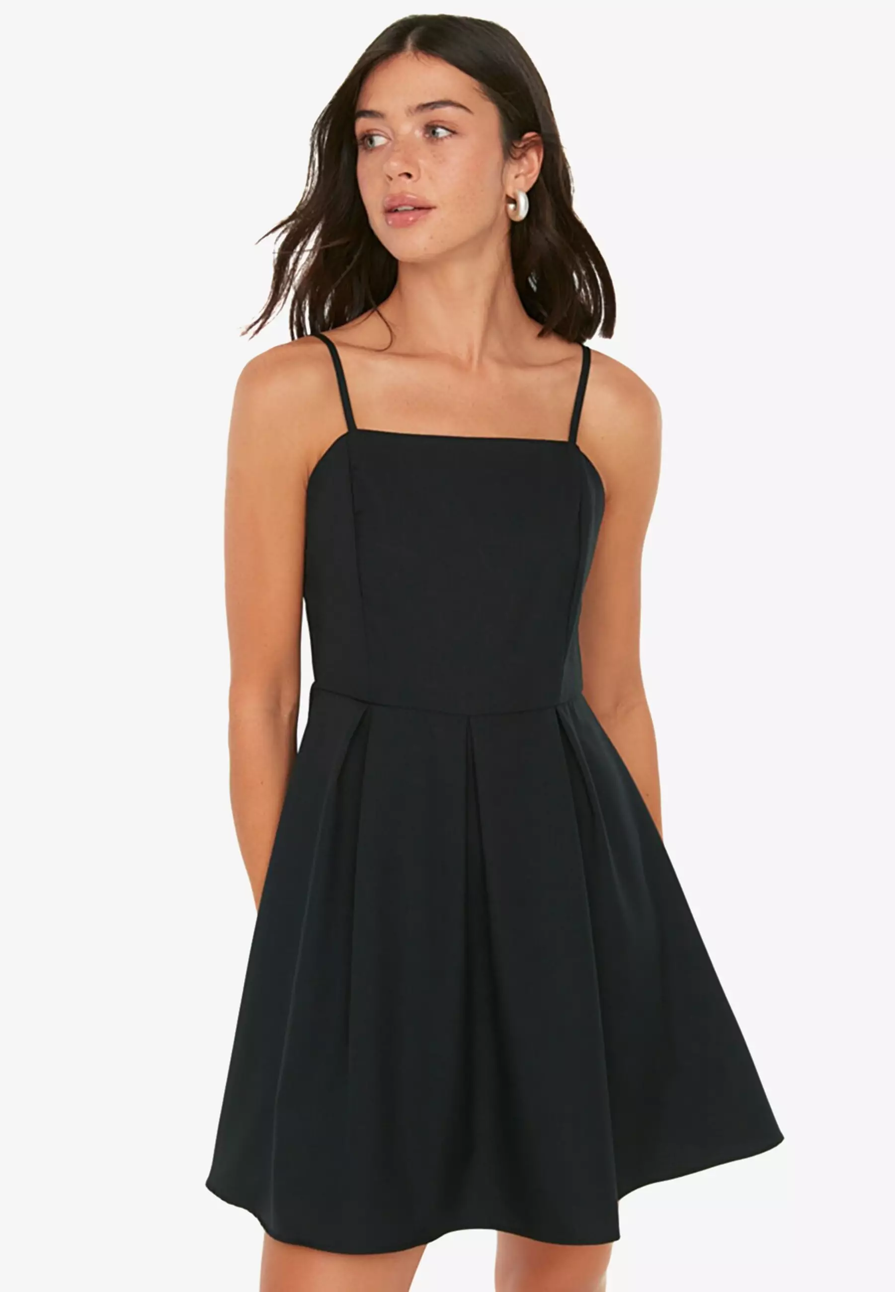 Buy Trendyol Pleated Mini Dress 2024 Online ZALORA Singapore