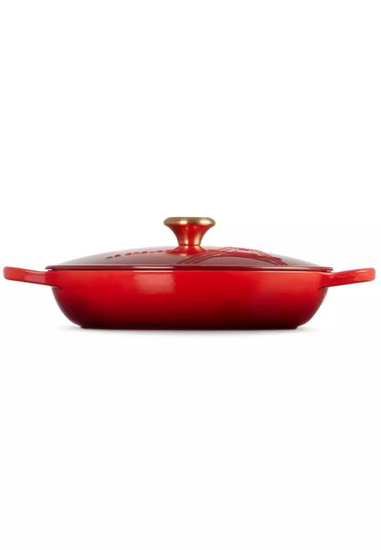 Le Creuset Cocotte Eiffel Tower Cherry Red