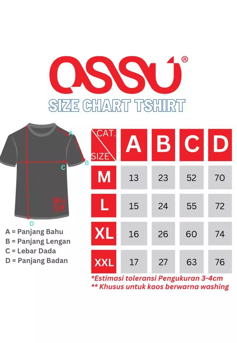 OSSU Batik Dirgahayu Kemerdekaan Indonesia Black Tshirt