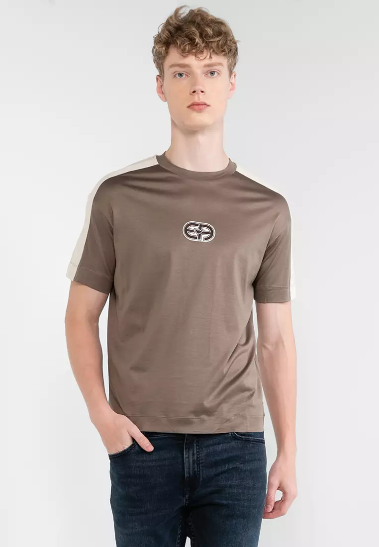 Buy Emporio Armani Embroidery Logo T shirt 2024 Online ZALORA