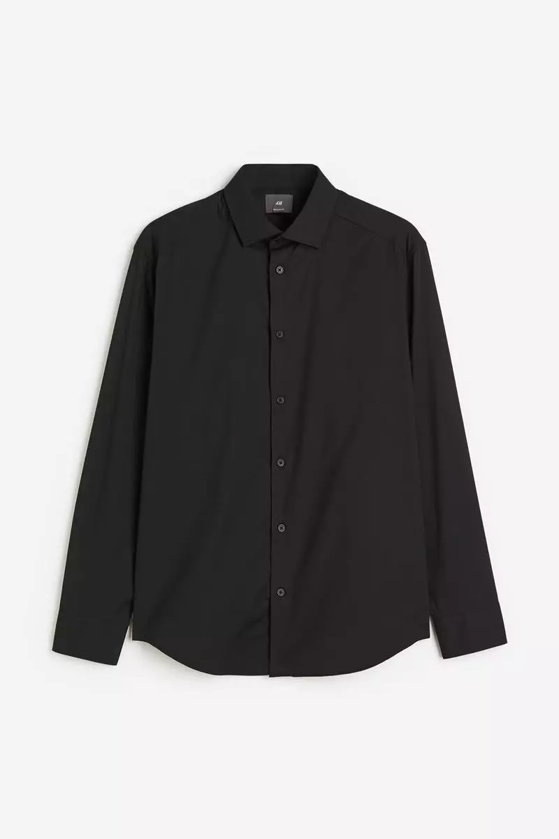 H and m black dress shirt new arrivals