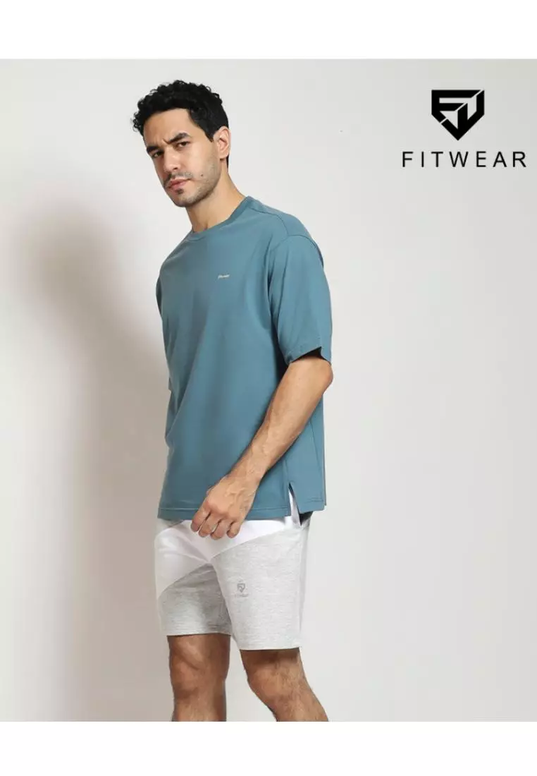 Fitwear - Koas OVERSIZE Pria ORLANDO PREMIUM OS - LIGHT TEAL