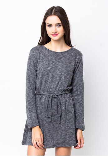 Endorse Dress Araxie Tl Misty Grey END-PB046