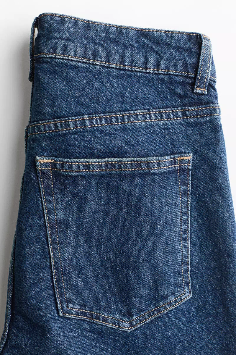 Mom Slim Fit High Waist Ankle Jeans