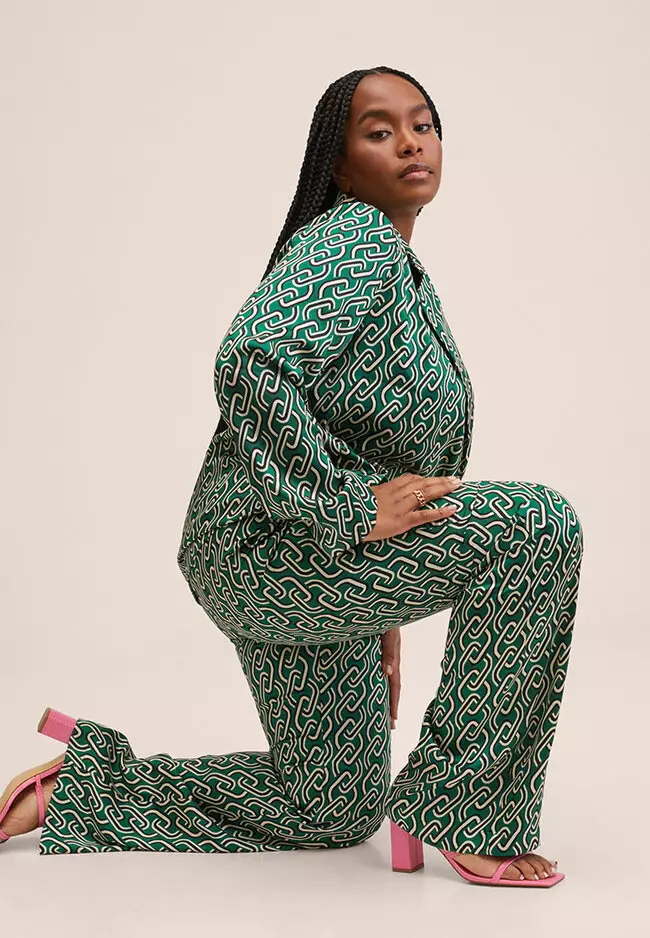 Chain Print Trousers