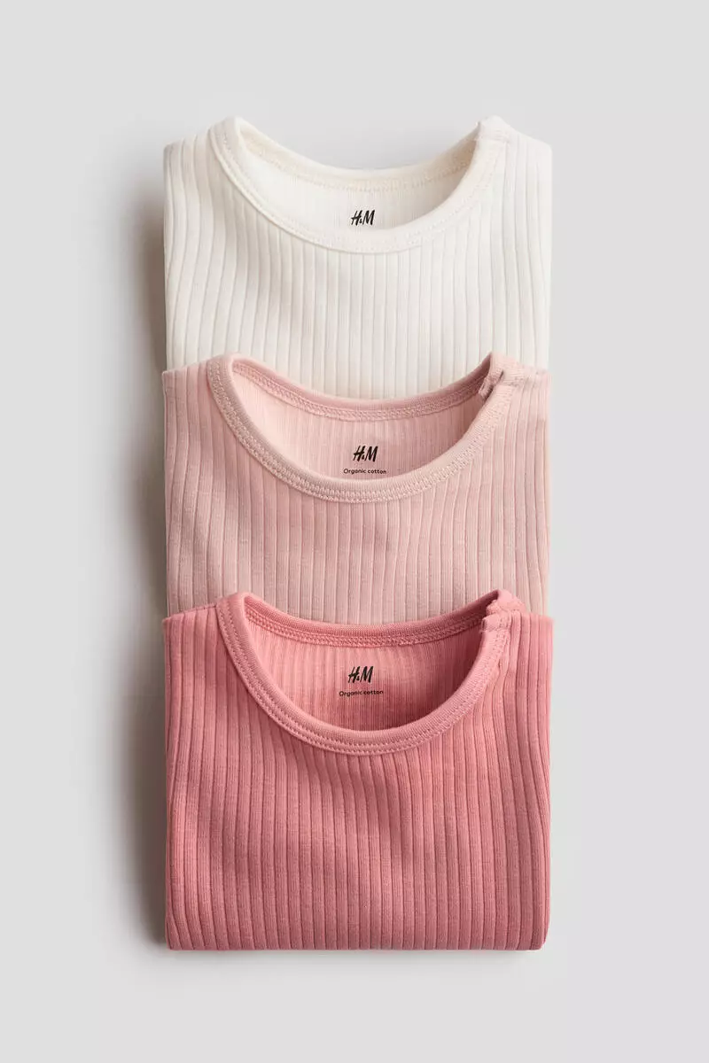 3-pack ribbed bodysuits
