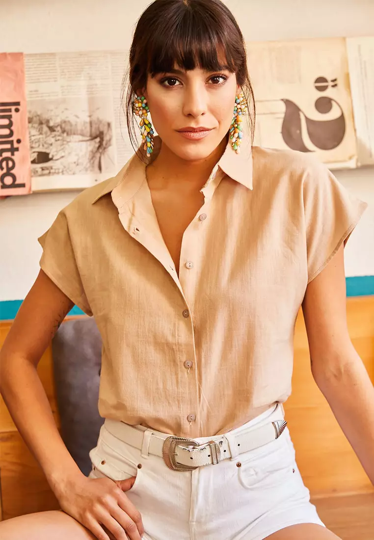 Stone Bat Linen Shirt