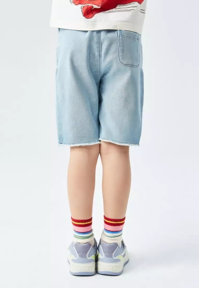 马拉丁女牛仔短裤牛仔浅蓝夏季裤