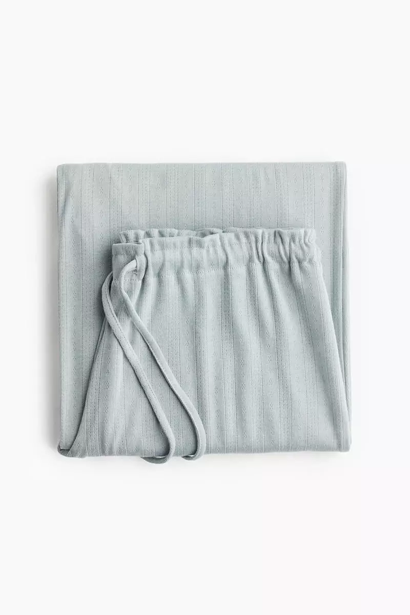 Pointelle pyjama bottoms