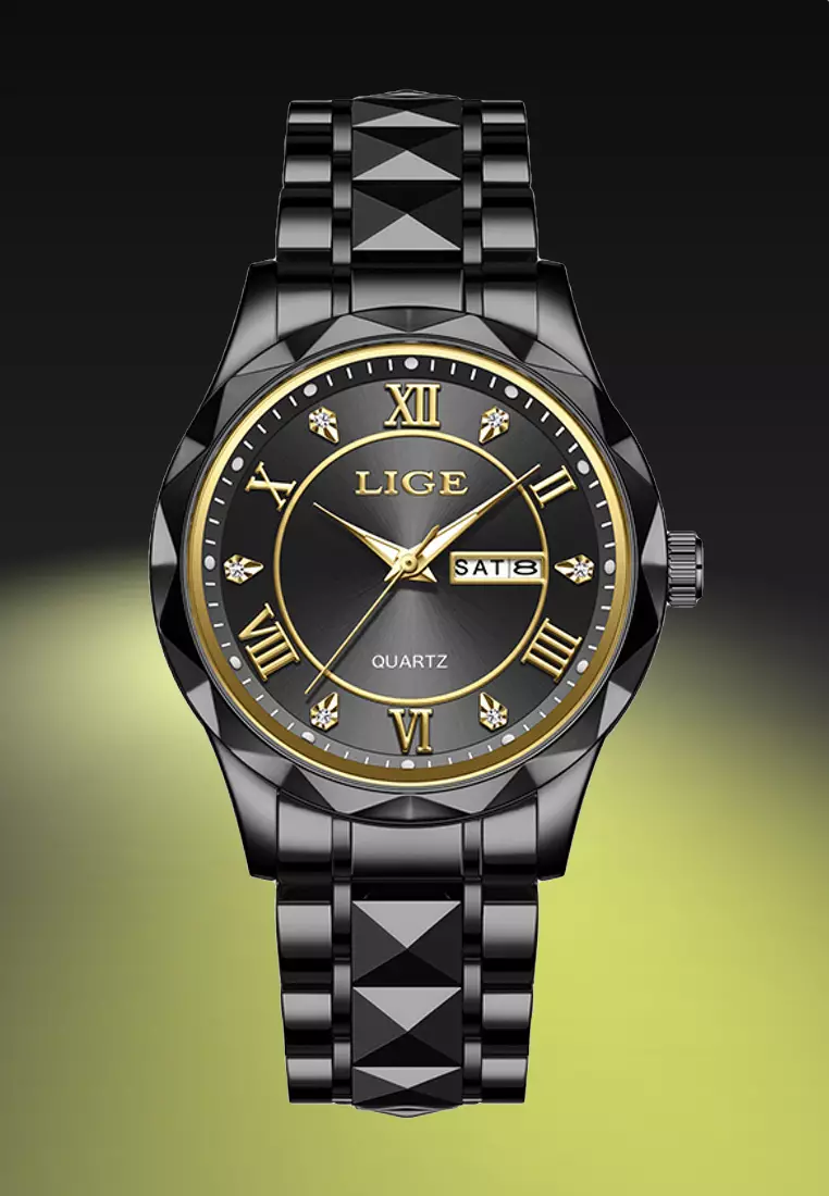 Quartz watch clearance stainless steel