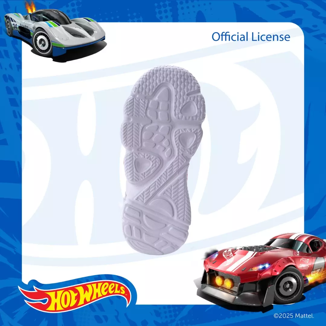 HOTWHEELS - SEPATU SNEAKERS ANAK LAKI TEENS CH340389LT PUTIH/MERAH by Zandilac