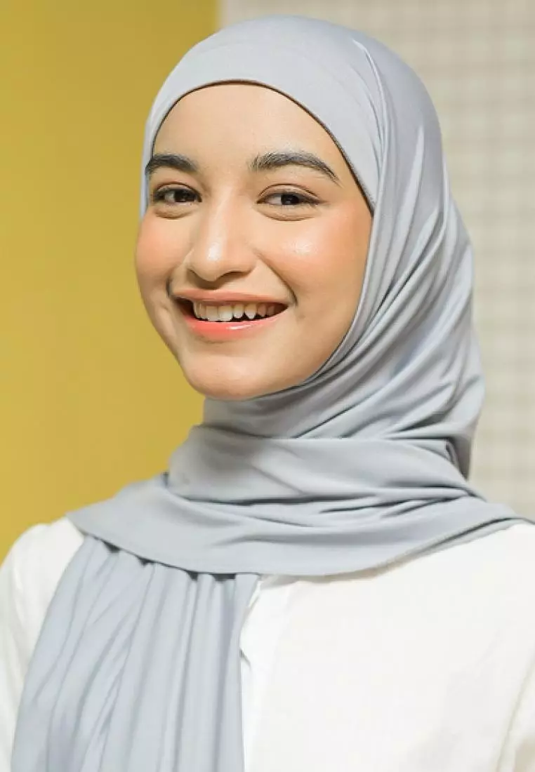 Rayna Instan Jersey (Hijab Instan Jersey) Light Grey