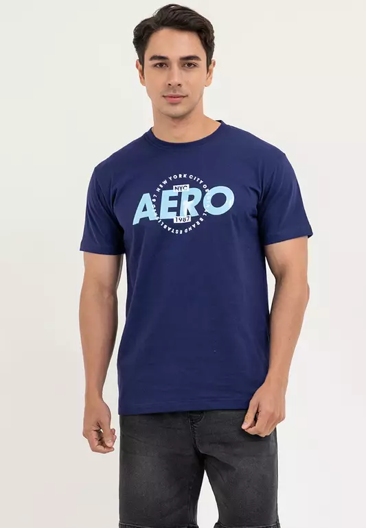 Men's Aeropostale Midnight Blue Hi-Den Tee