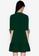 ZALORA BASICS green Tie Sleeve Mini Dress 06486AA011D19FGS_2