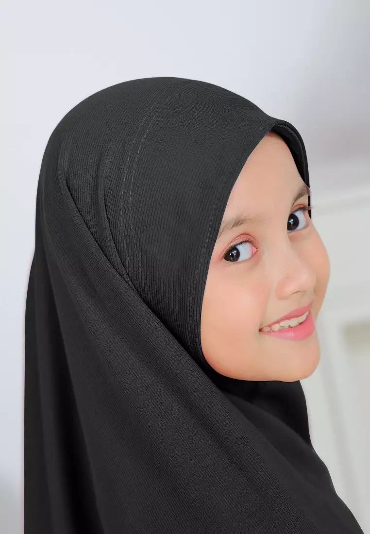 Cotton Bee - Mileya Knit Bergo Anak | Hijab Instan Anak | Kerudung Anak