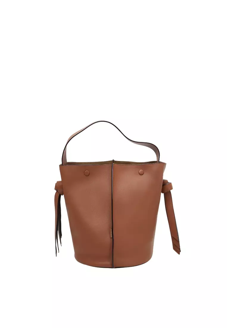 ORUKAMI ORUKAMI Knots Bucket Bag - Caramel